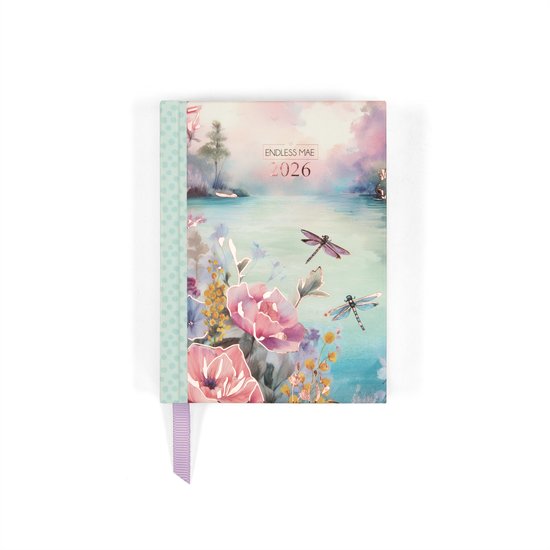 Endless Mae - 2026 - Mini Agenda - Soft Lagune - 12 Maanden
