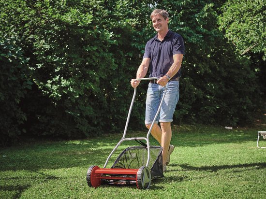 Einhell Kooimesmaaier GC-HM 400 - Maaibreedte: 40 cm - Aanbevolen gazonoppervlakte: tot 250 m² - 27 L opvangbak - Maaihoogte: 13-37 mm