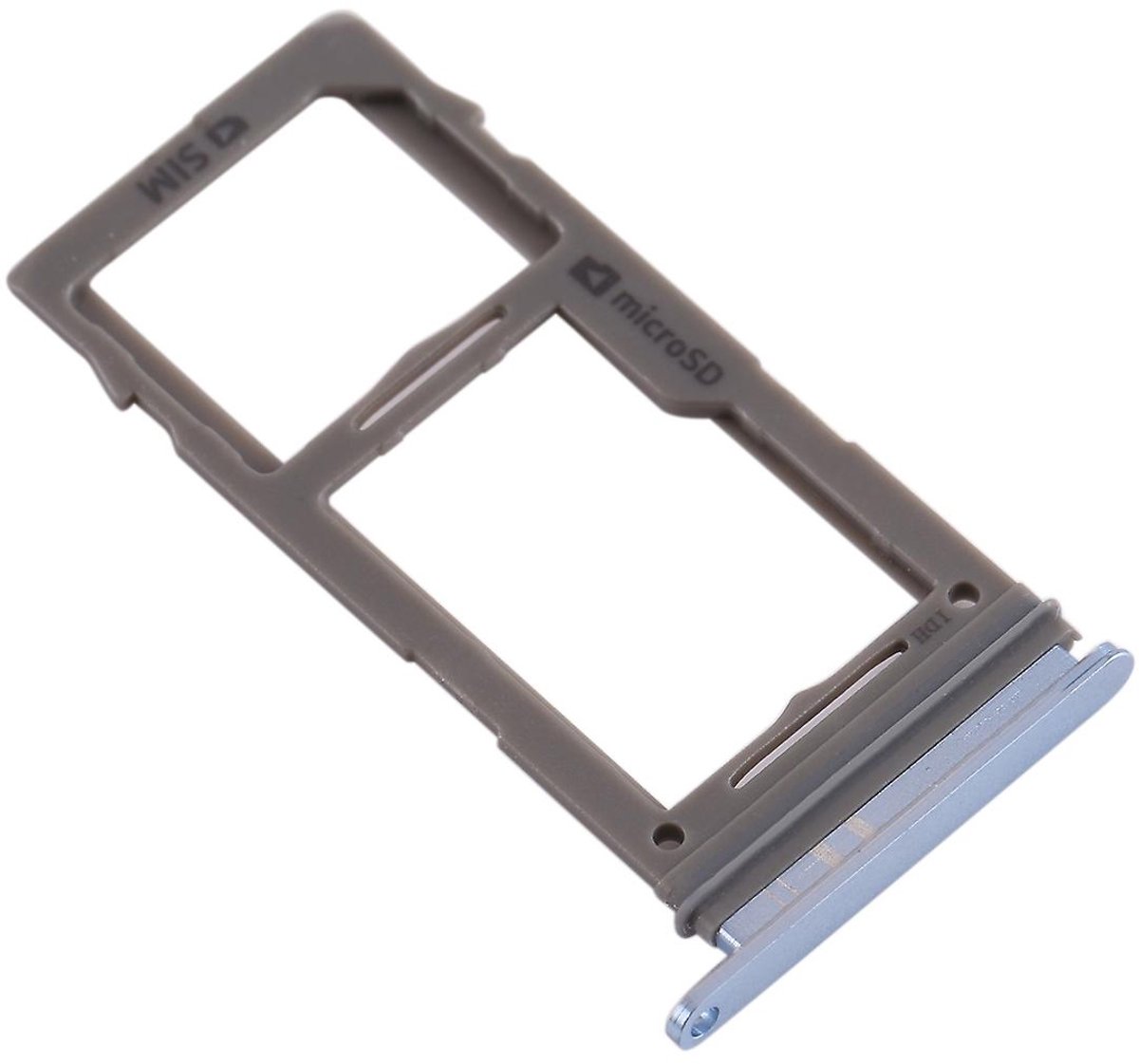 Voor Samsung Galaxy S10 / S10+ / S10e SIM/SD Kaarthouder Blauw Dubbel