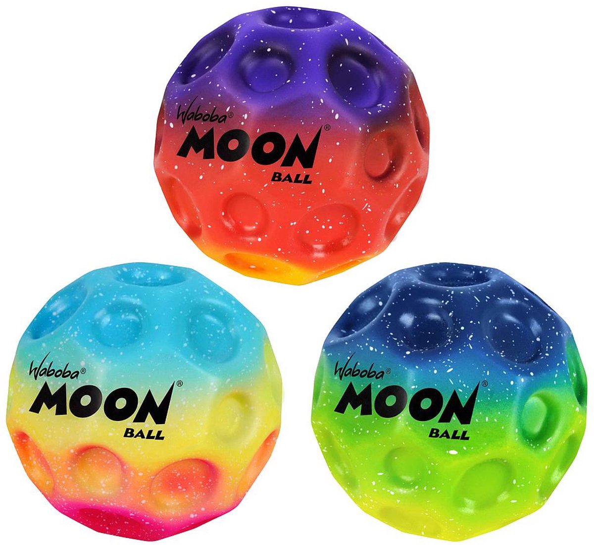 Waboba stuiterbal Gradient Moon Ball Undersea 63mm speelgoed.