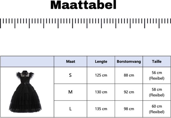 YOOHBERRYS Wednesday Kostuum voor kinderen, woensdagkostuum, jurk met verlichting, Wednesday familie gothic jurk meisjes, cosplay met pruik, nep hand, sokken, halsketting, stickers voor Halloween (140 YOOHBERRYS Wednesday Kostuum voor kinderen, woensdagkostuum, jurk met verlichting, Wednesday familie gothic jurk meisjes, cosplay met pruik, nep hand, sokken, halsketting, stickers voor Halloween (140