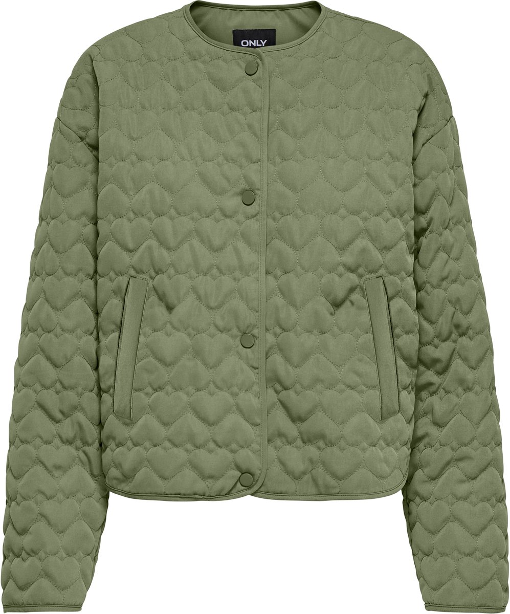 Only Jas Onlheart Life Quilted Jacket Noos O 15366265 Oil Green Dames Maat - M