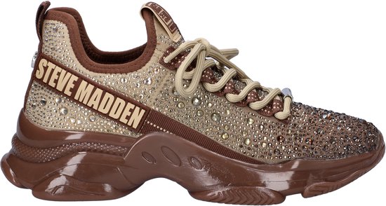 Steve Madden Mistica dames sneaker - Bruin multi - Maat 39
