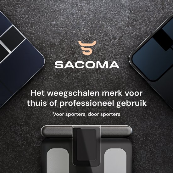 SACOMA, la marque de pèse-personnes pour un usage domestique ou professionnel. Pour sportifs, par des sportifs.