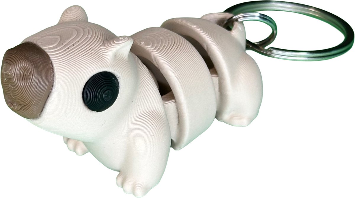 Flexi Capybara sleutelhanger 6,5 cm