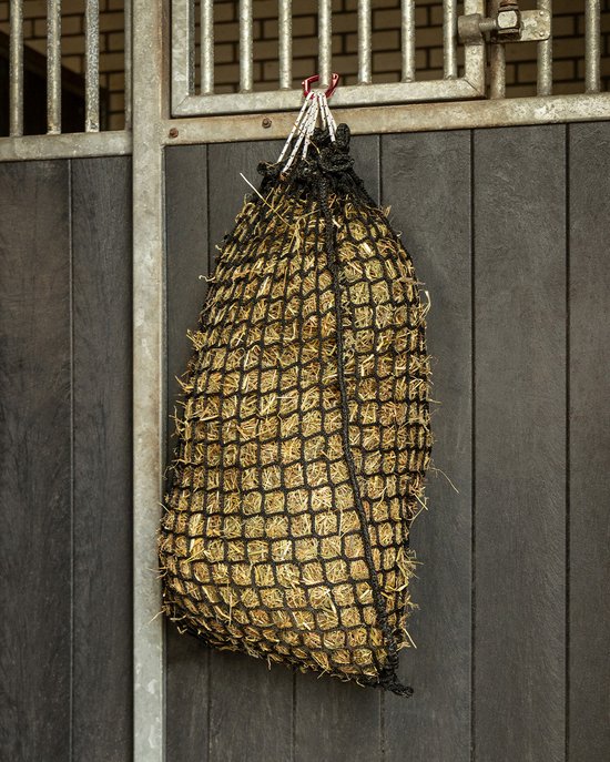 QHP - Filet à foin lent 60x90cm - Zwart
