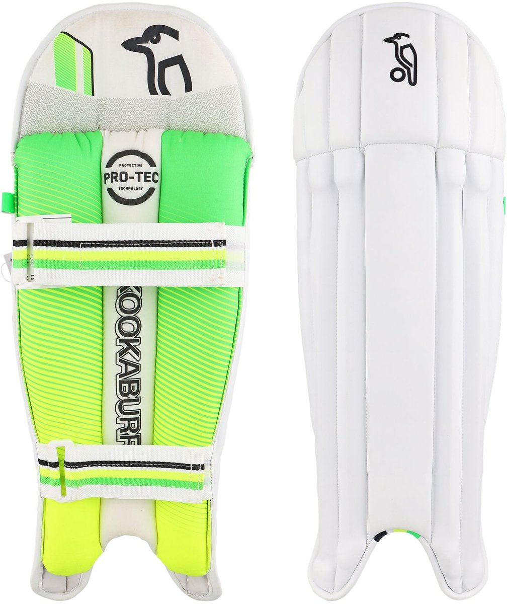 Kookaburra cricket wicket keeping pads volwassenen - comfortabele bescherming.