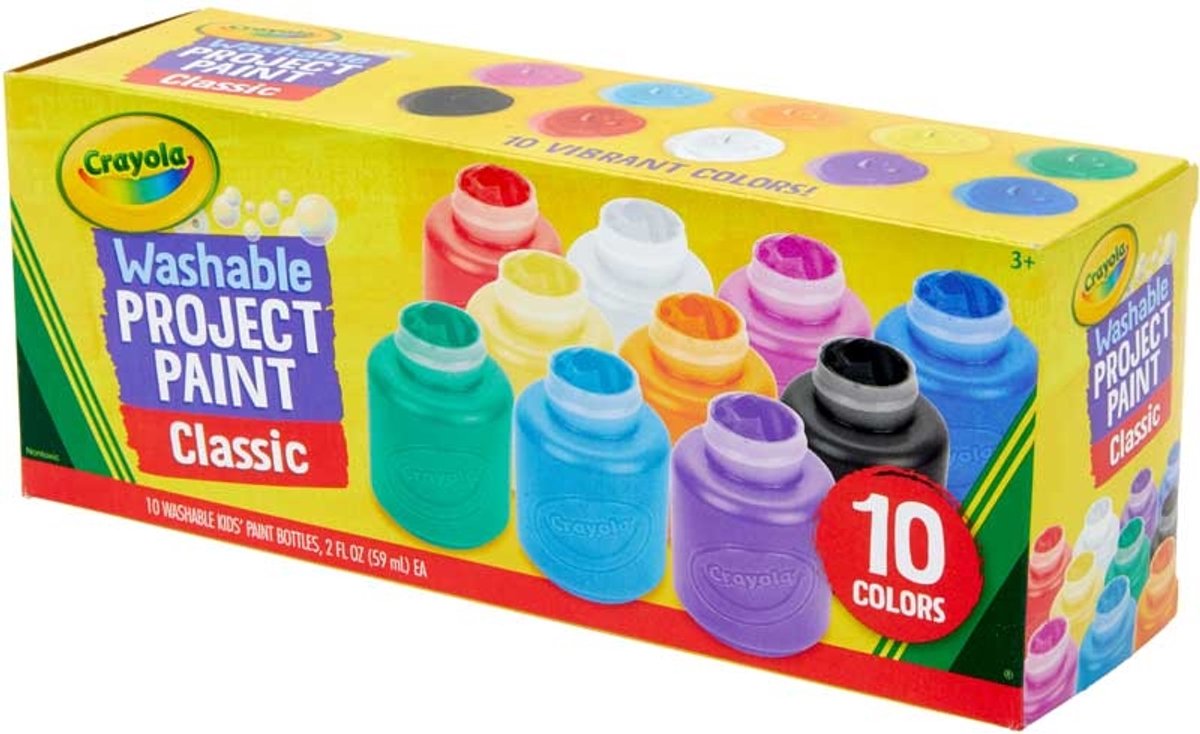 Crayola 10 Fl. met afwasbare verf — cadeau in Spellen & Speelgoed - foto 6