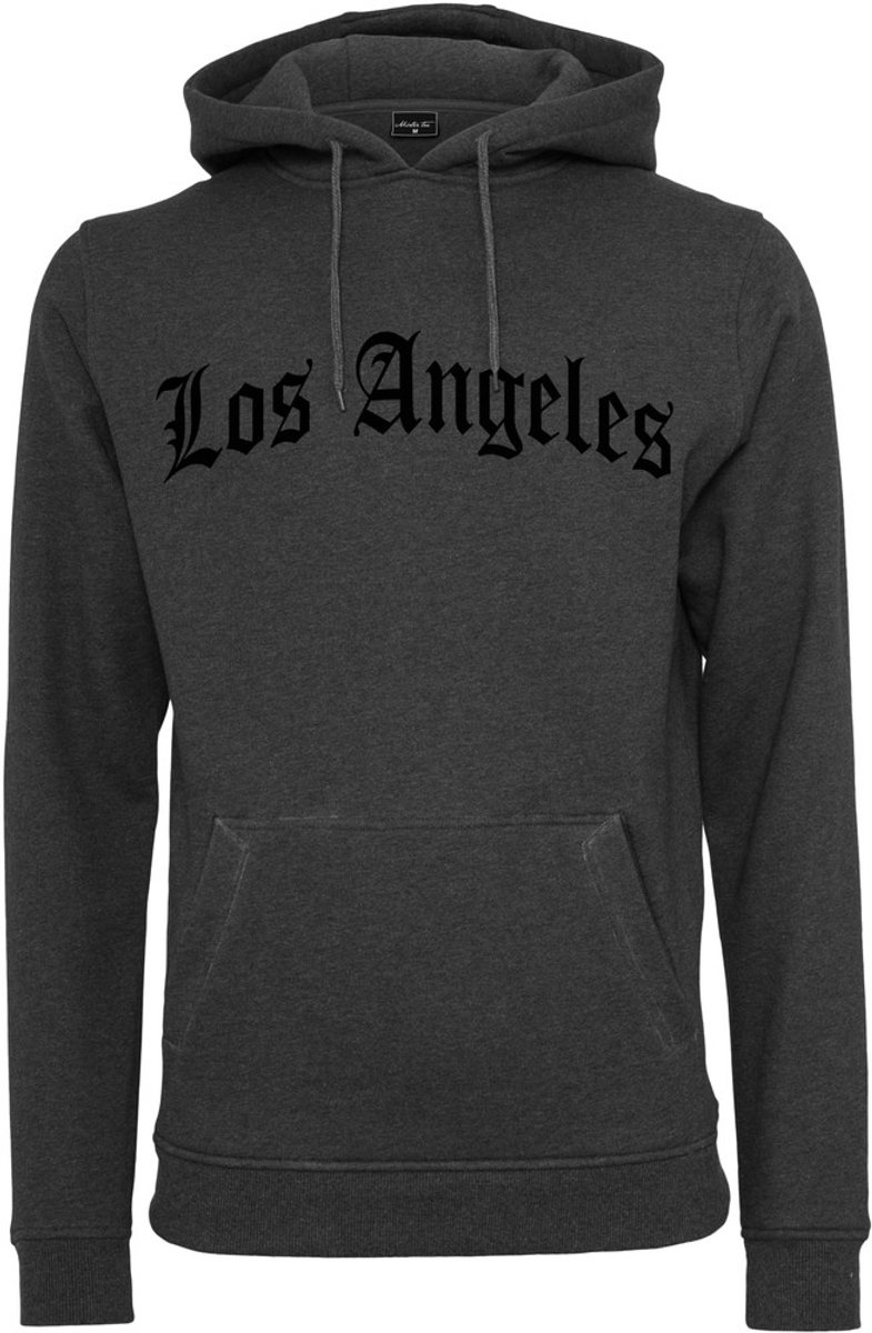 Mister Tee Los Angeles Wording Hoodie/trui M Grijs