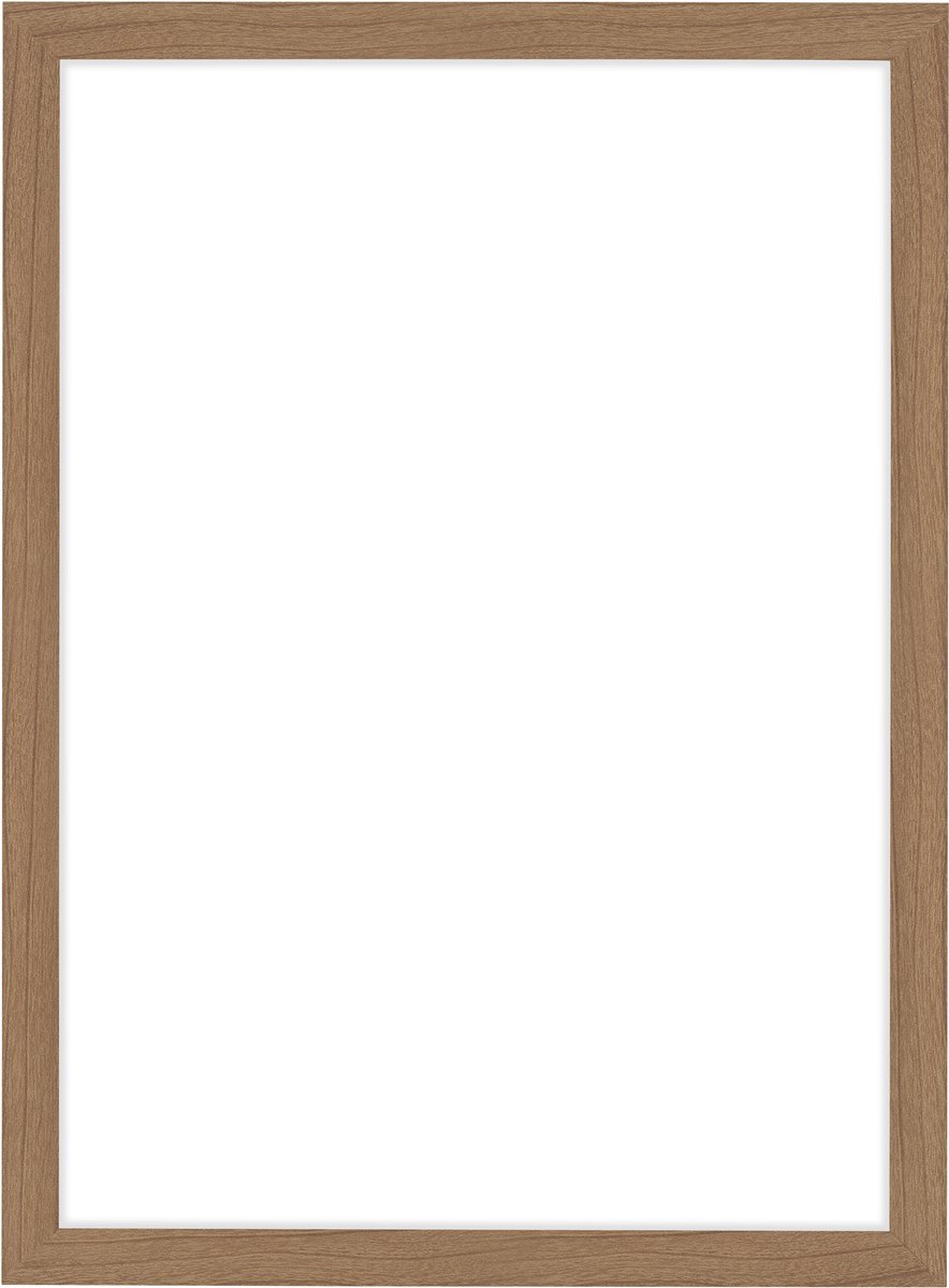 Dutch Frame Factory Fotolijst 25x35 cm - MDF - Notenhout Licht - Colonia