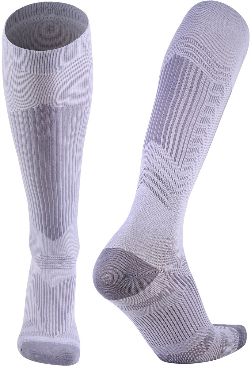 KANGKA Compressiekousen 20-30 mmHg maat XXL – Hardloopsokken, Wandelsokken & Steunkousen met Reflecterend Effect