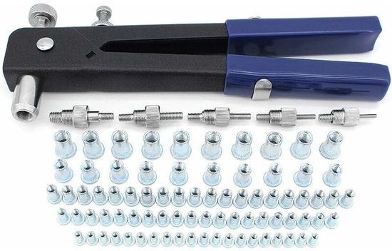 CCLIFE Pince à écrou à riveter Comprend 240 écrous M3 M4 M5 M6 M8 M10