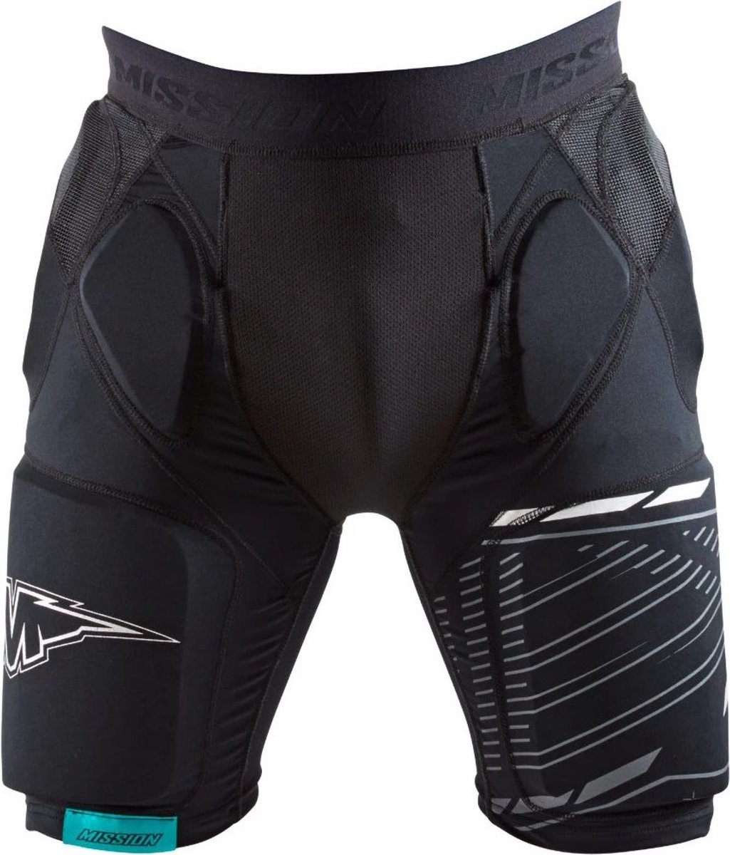 Mission Universal Sporthose Girdle RH Compression 67247 Schwarz-M