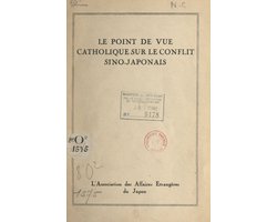 Le point de vue catholique sur le conflit sino-japonais