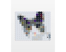 DotDotDo® — Kitten — 103 × 85 cm — Akoestische wanddecoratie — Akoestisch paneel — Wanddecoratie — Geluidsabsorptie — Geluidsdempende muurdecoratie — Kleurrijk — Art — Modern interieur — Akoestiek verbeteren — Akoestische oplossing — Geluidsisolatie