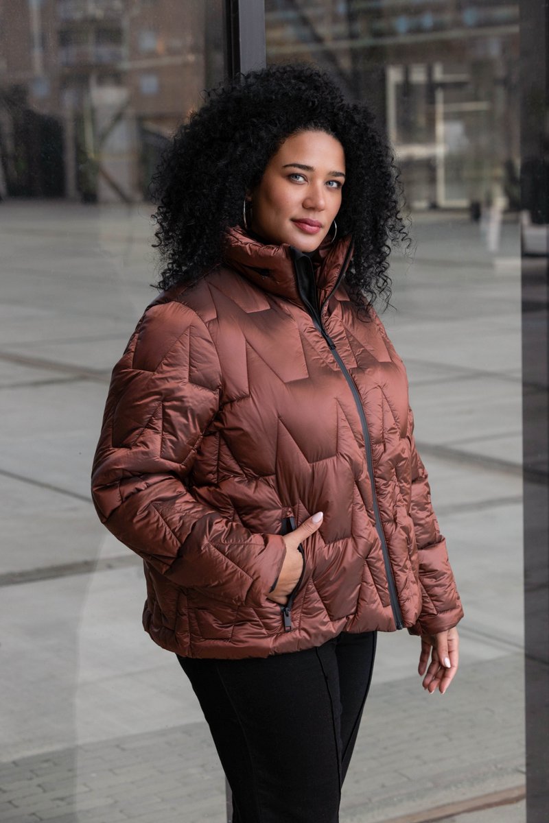 YEST CURVE Antonella Coats - Rust - maat 1(48)