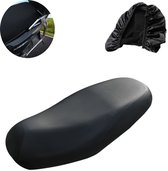 zadelhoes- Regen zadelhoes scooter - Motorfiets Stoelhoes-Zadelhoes voor elektrische voertuigen en motorfietsen-Waterdichte scooterstoelhoes-zadelhoes universeel-zadelhoes scooter-zadelhoesje waterdicht- PU - 60x80 cm - Zwart