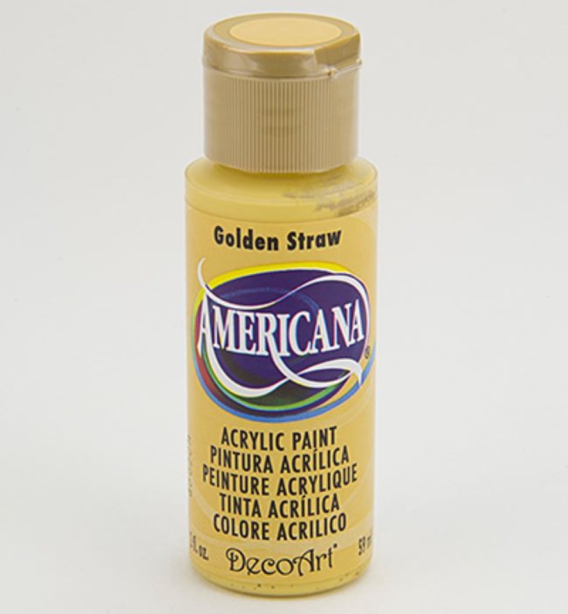 Americana Acrylics 59ml, Golden Straw