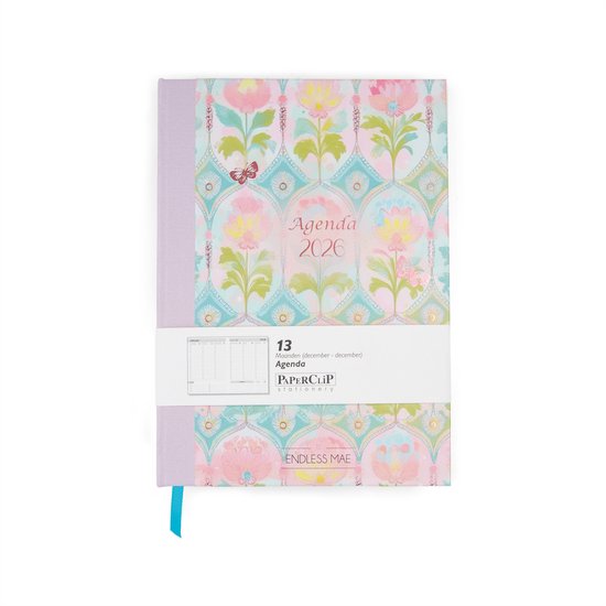Endless Mae - 2026 - Life Planner - Floral Whimsy - 13 maanden - Agenda