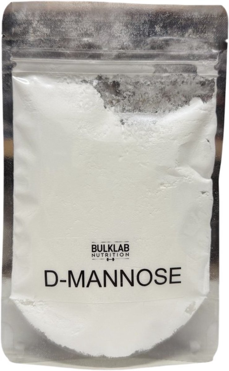 BulkLab Nutrition - D-Mannose poeder - 100% zuiver poeder - 2000mg dagelijkse dosering - 500 g Neutraal - Voor 500 Dagen - Smaakloos & oplosbaar - Zonder onnodige toevoegingen - Hoge Kwaliteit - Gemaakt in Nederland