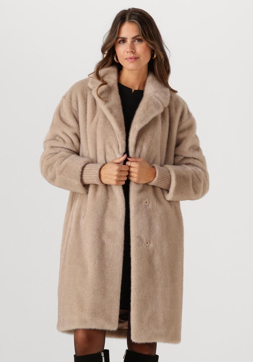Beaumont Nilla Coat Jassen Dames - Winterjas - Beige - Maat 38