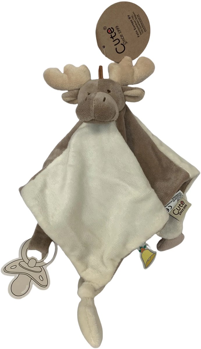 Cute since 1999 - Knuffeldoekjes Bundel - Husky & Rendier Doudou - 30 x 30 cm van Merkloos — afbeelding 4