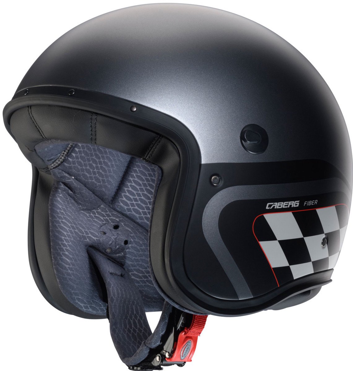 Caberg Freeride X Daytona Mat Zwart Grijs Jethelm - Helm
