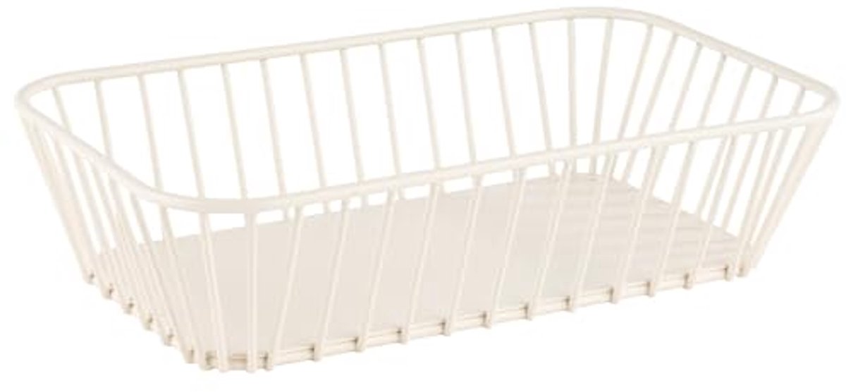 Mand in whisper wit - 26,5 x 16,2 cm - Ideaal voor opslag en decoratie