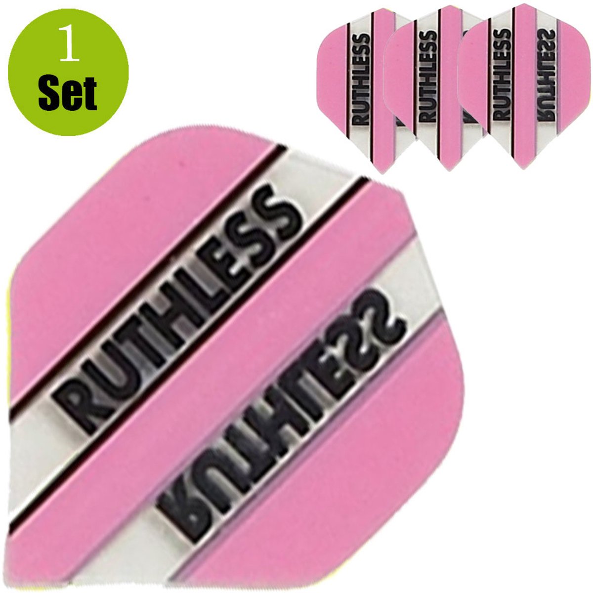 Ruthless Dart Flights - Roze- ()