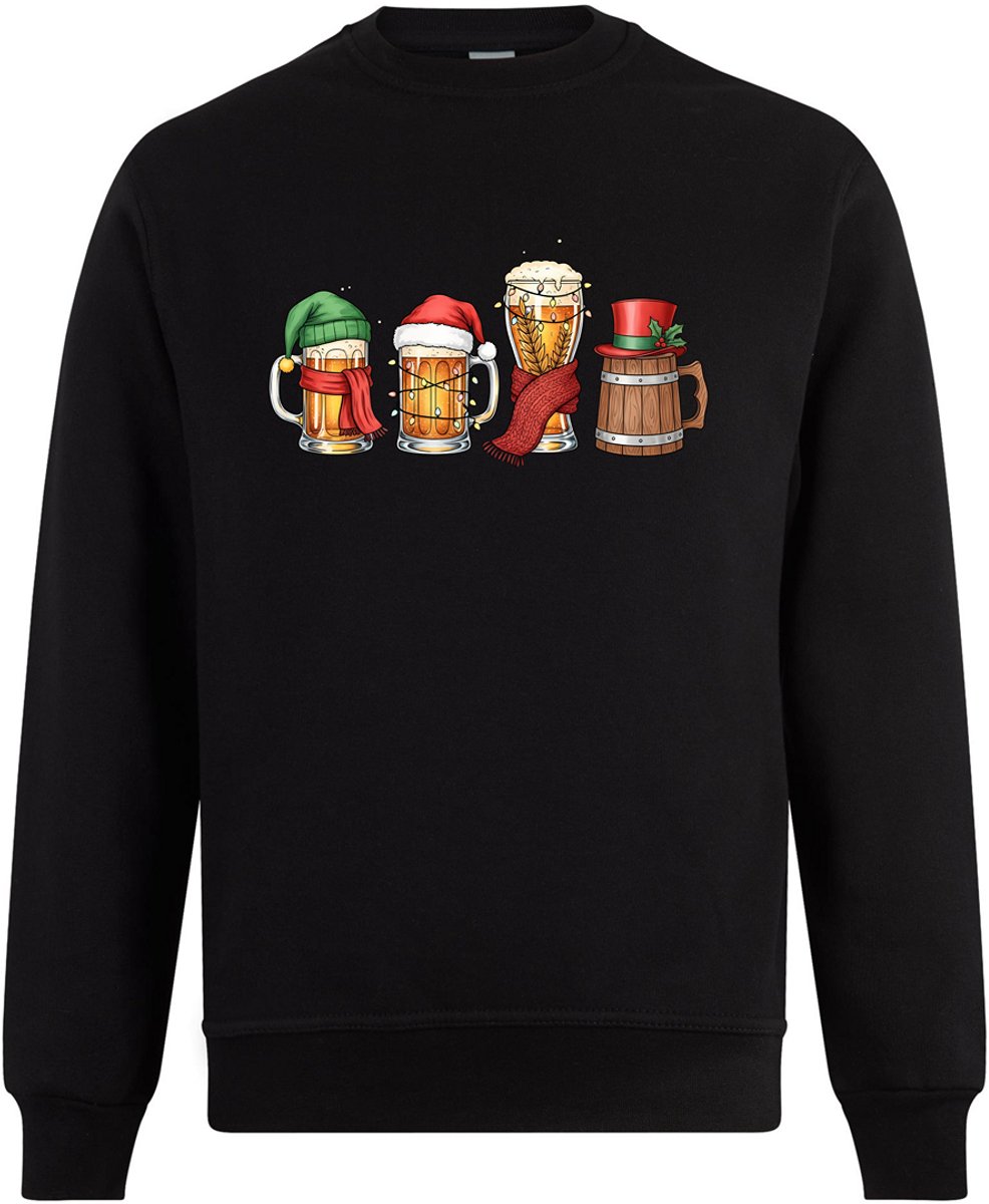 Kerstbiertjes trui - Unisex - Kerst - Christmas - Feestdagen - Kersttrui - Grappige trui - Kerstman - Foute kersttrui - Kerst outfit - Maat XXL