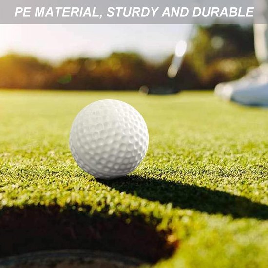 12pcs Golf Balls - 41mm Golf Training Balls - Swing Exercise - Driving Range - Home Backyard - Wit - 12 Stuks — afbeelding 4
