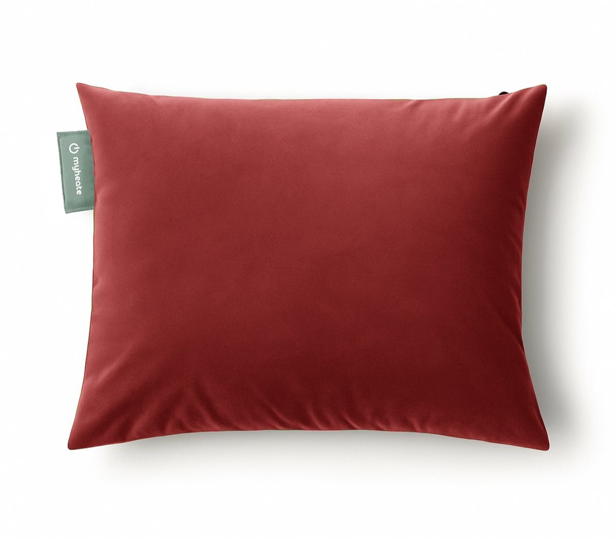 Myheate Warmtekussen Fluweel - Warmte Kussen Oplaadbaar - Elektrisch - Draadloos - Ingebouwde Batterij - Infrarood - Oplaadbaar - Voor Binnen en Buiten - Fluweel / Bordeaux - 60x45cm