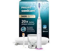 Philips Sonicare DiamondClean Smart Series 9000 - Elektrische tandenborstel - Wit - Oplaadglas - HX9917/88