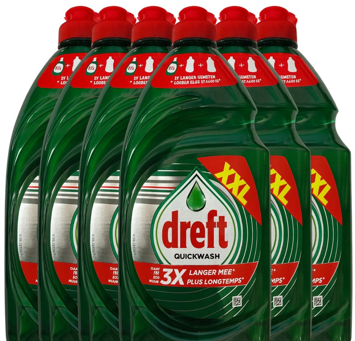 Dreft Platinum Quickwash Original Vloeibaar Handafwasmiddel - 8 x 1050ml