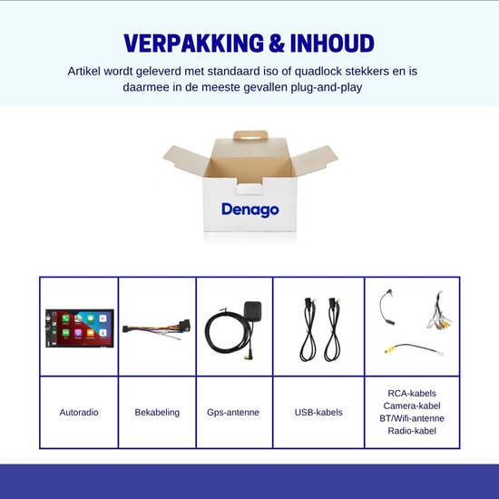 Denago 918 | Autoradio 2 din | android 8.1