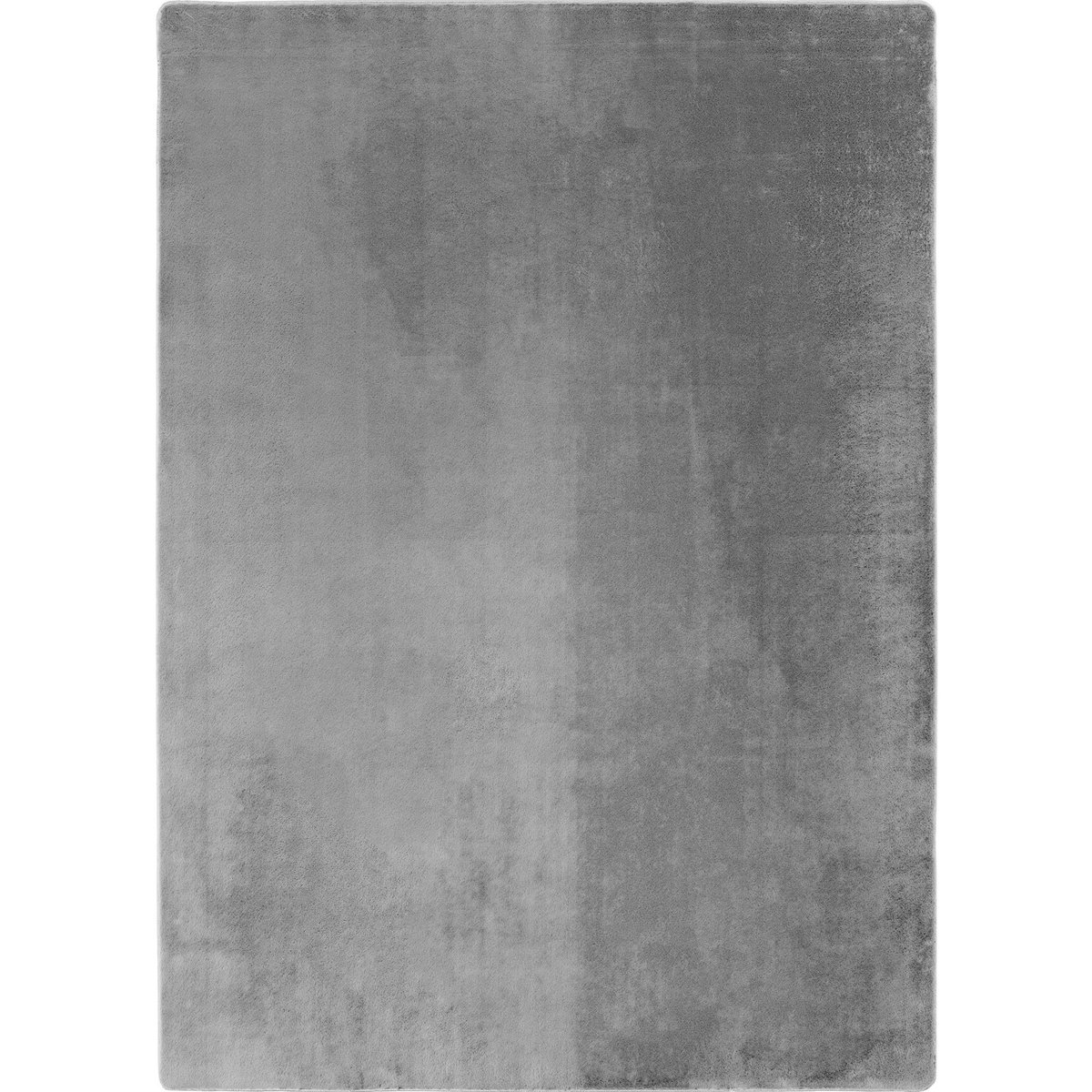 JOY Effen Soft Vloerkleed – 100% Polyester – Anti-Slip - Zilver- 240x340 CM