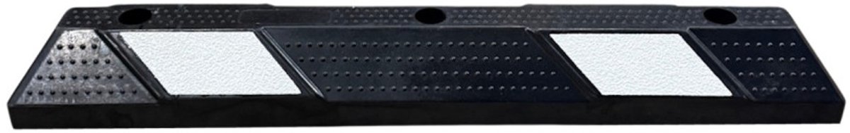 Ri-Traffic varkensrug - wit zwart - inclusief montageset | 90 cm