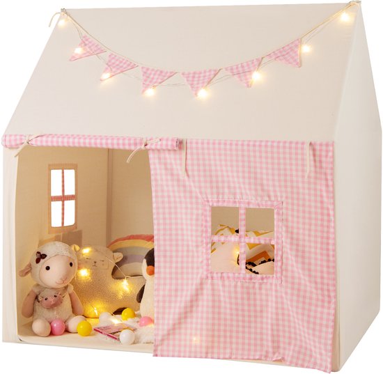 Tente De Jeux - Tente Pour Enfants Cabane De Style Princesse En Coton Cadeau Pour Garçons - Maisonnette - Tente - Tipi