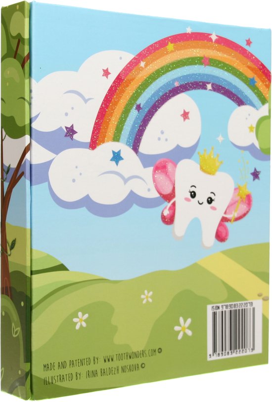 Toothwonders - My Tooth Booklet Unicorn - English - The Booklet Consists A Handy Holder With Rotating Compartments Where Each Tooth Has Its Own Place - Magnetic Closure To Close The Booklet - Perfect As A Gift! van Toothwonders — afbeelding 4