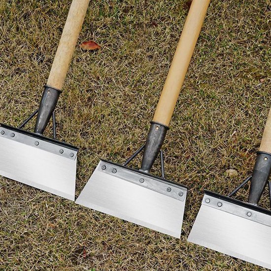 Multifunctionele Tuinschep - Roestvrijstalen Schoonmaakschep voor Onkruid en Mos - IJsverwijdering en Sneeuwschep - 20 cm voor Planten - Boerderij - Wieden Gereedschap van Merkloos	 — afbeelding 4