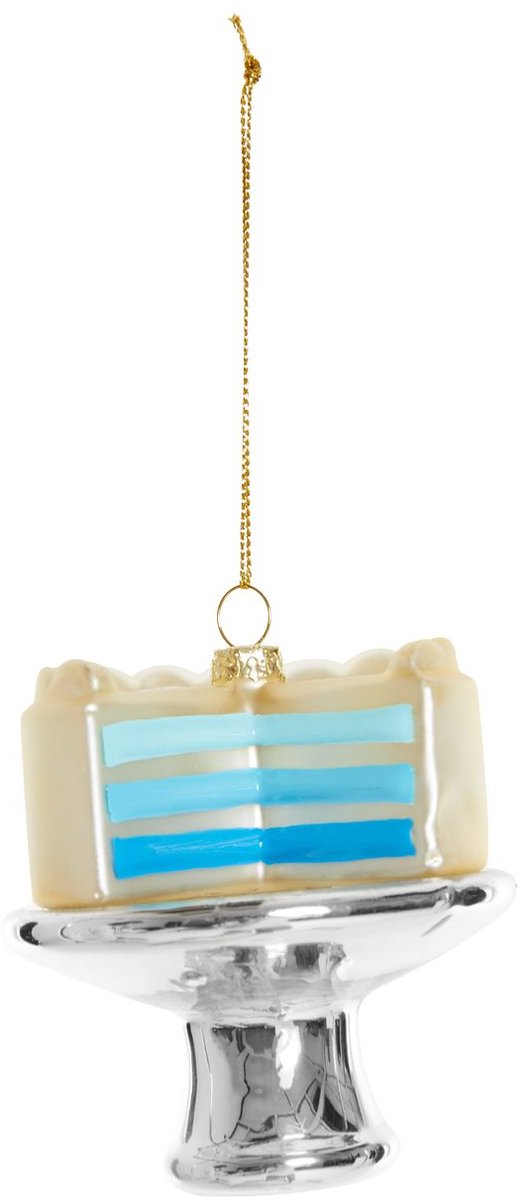 Yup in de boom - Gender reveal cake blauw - Kerstornament