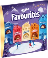 Milka Favourites Adventskalender 2025 Chocolade 206g - Chocoladecadeau - Aftellen Naar Kerst - Kerstcadeau