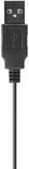 Zwarte USB-kabel.