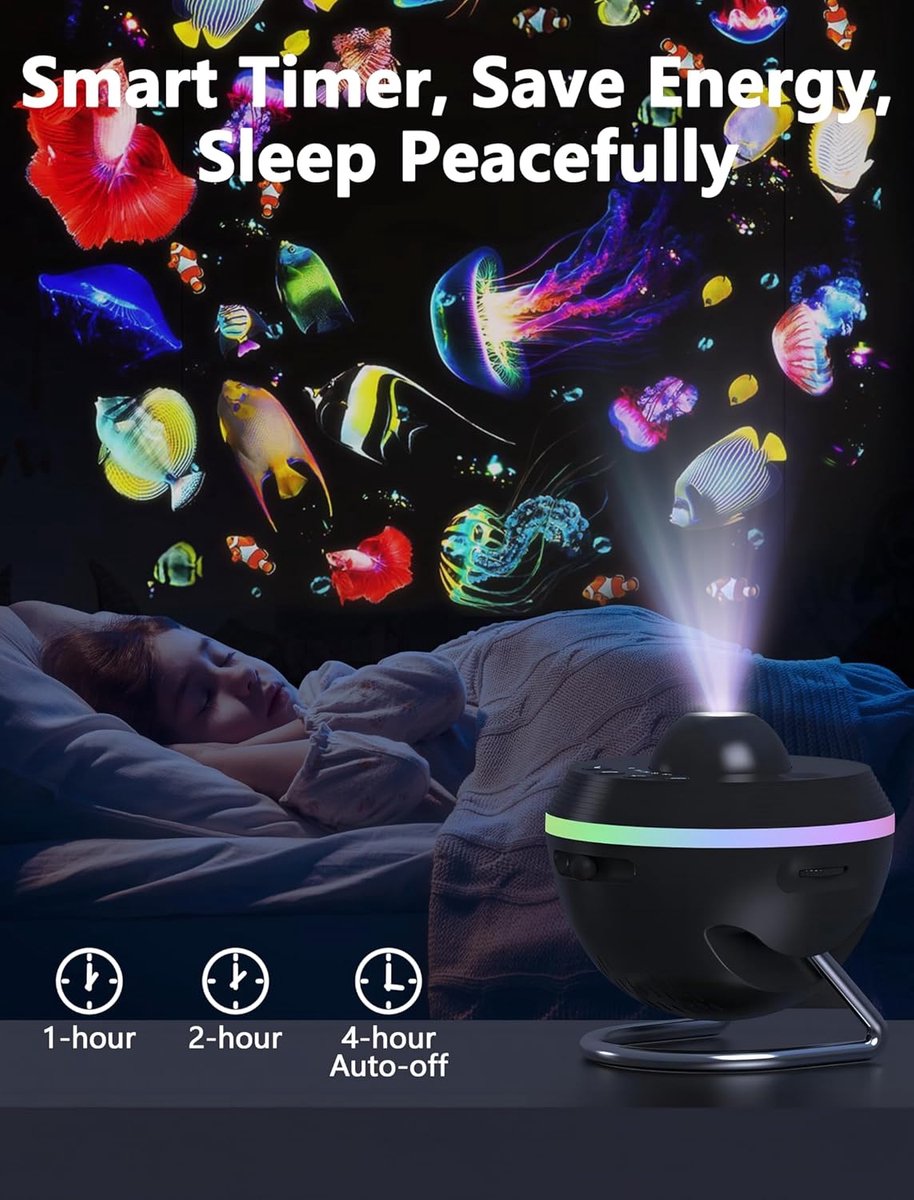 Plafond Sterrenhemel Projector, 5K HD Planetarium Projector met Verstelbare Focuslens, Nachtlamp Projector Geschikt voor Kinderen, Volwassenen, Kerstcadeaus – foto 5