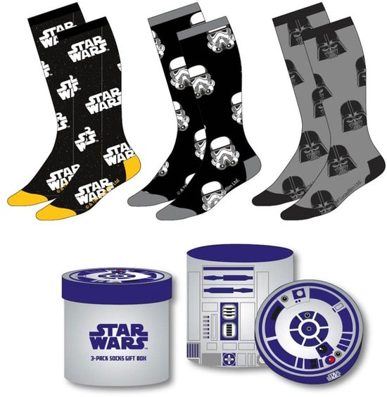Star Wars Star Wars - Stromtrooper - Dark Vador Chaussettes multicolores taille unique