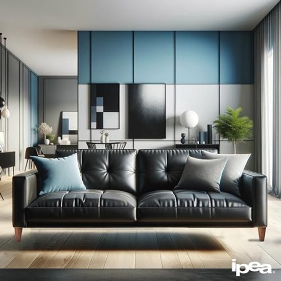 IPEA 4 poten voor meubels en banken model Cobalto – set met 4 poten van ijzer – elegante poten voor stoelen, kasten, meubels – kleur verchroomd, hoogte 120 mm