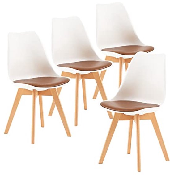 Witte Scandinavische stoelen kopen? ✔️ Vergelijk & bespaar