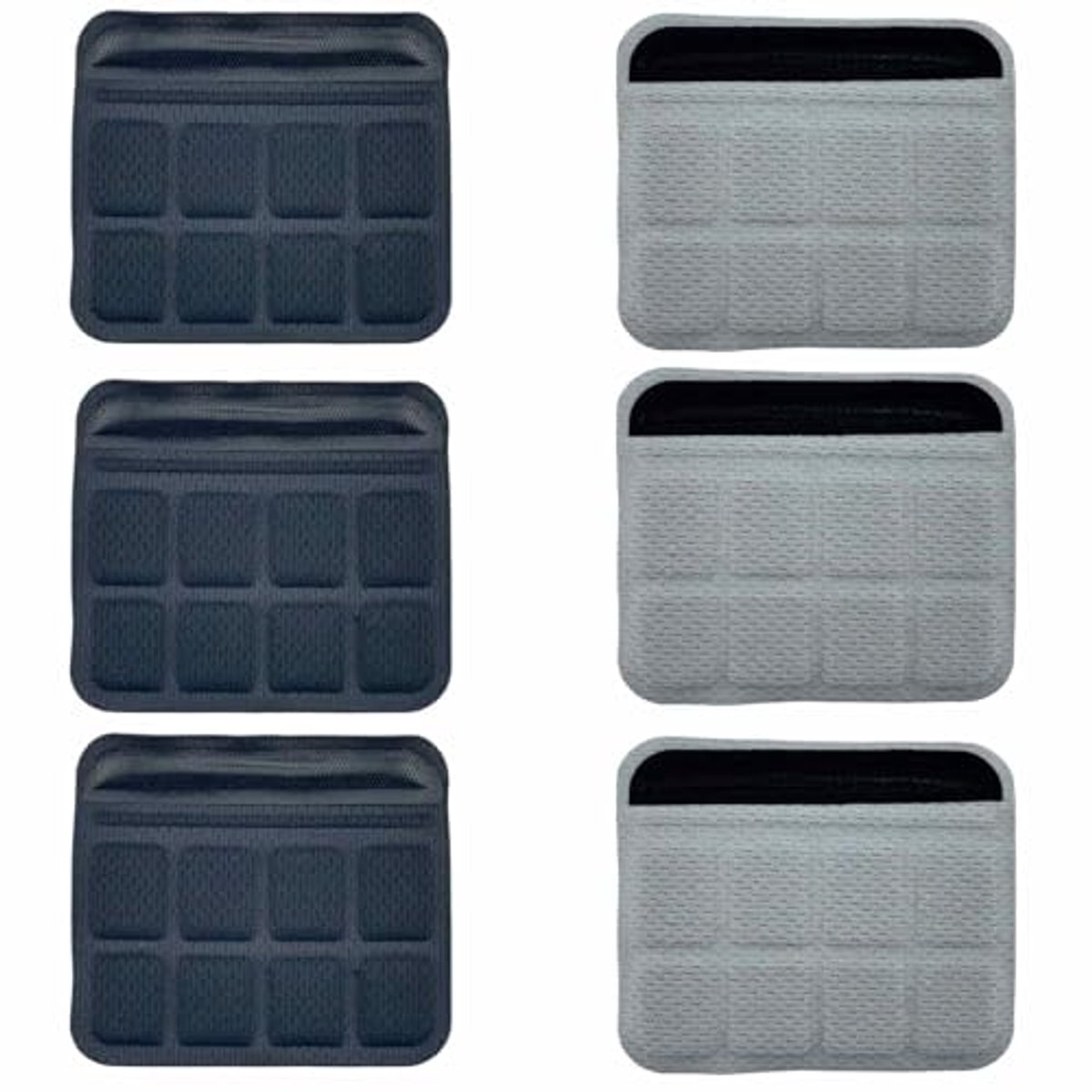 Set van 6 zachte kinkussens voor fiets- en motorhelmen
