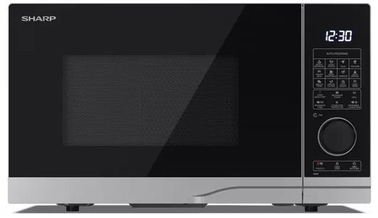 Sharp YC-PC284AE-S magnetron Zwart Grill-magnetron Aanrecht 28 l 900 W