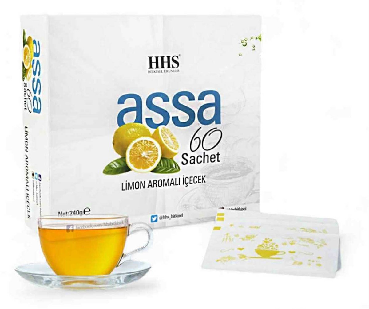 HHS Assa Citroen Kruidenthee – 60 Sachets (240 g)